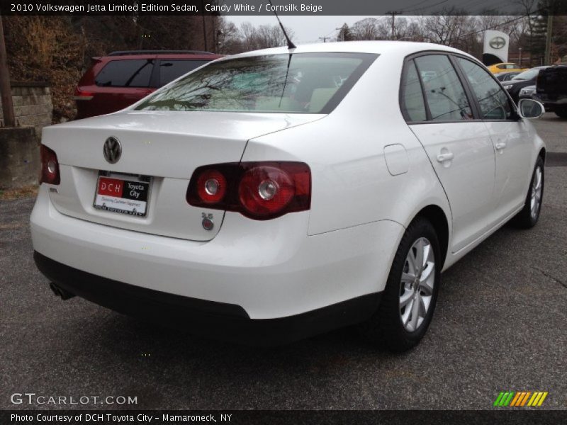 Candy White / Cornsilk Beige 2010 Volkswagen Jetta Limited Edition Sedan