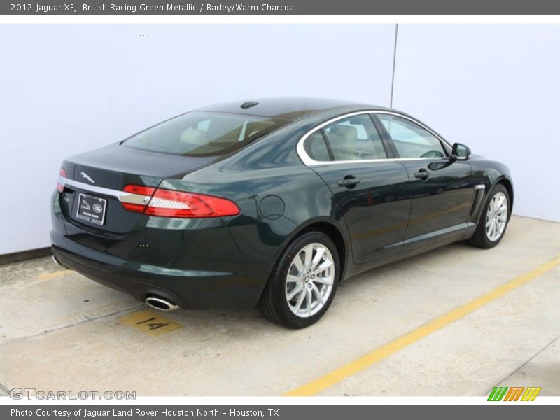 British Racing Green Metallic / Barley/Warm Charcoal 2012 Jaguar XF