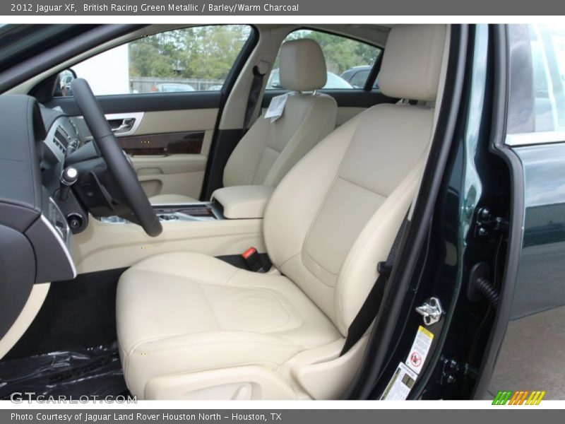 British Racing Green Metallic / Barley/Warm Charcoal 2012 Jaguar XF