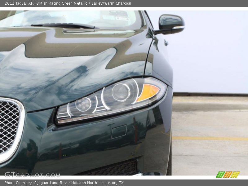 British Racing Green Metallic / Barley/Warm Charcoal 2012 Jaguar XF