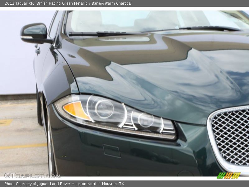 British Racing Green Metallic / Barley/Warm Charcoal 2012 Jaguar XF