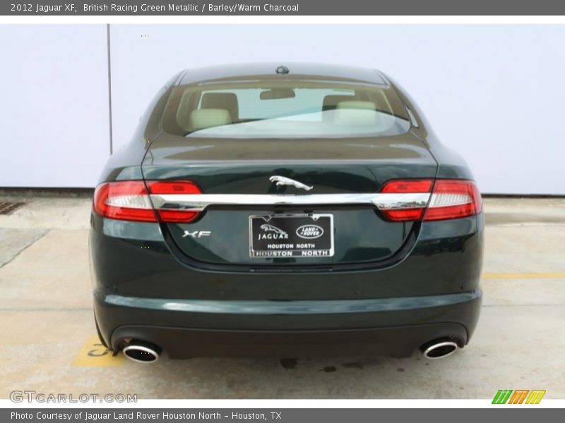 British Racing Green Metallic / Barley/Warm Charcoal 2012 Jaguar XF