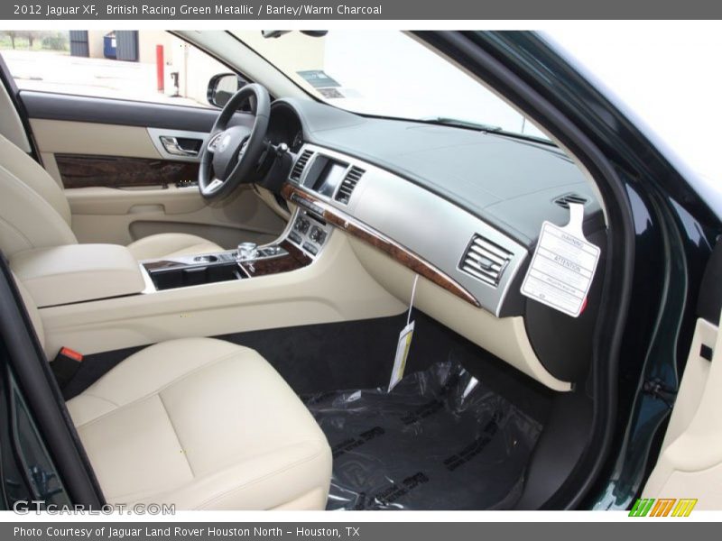 British Racing Green Metallic / Barley/Warm Charcoal 2012 Jaguar XF