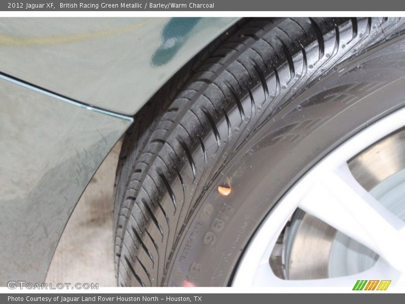 British Racing Green Metallic / Barley/Warm Charcoal 2012 Jaguar XF