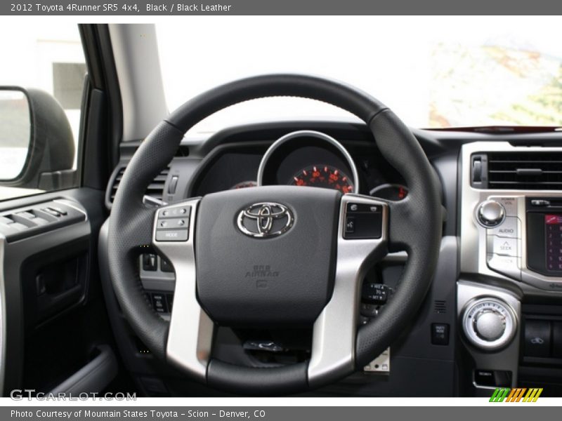 Black / Black Leather 2012 Toyota 4Runner SR5 4x4