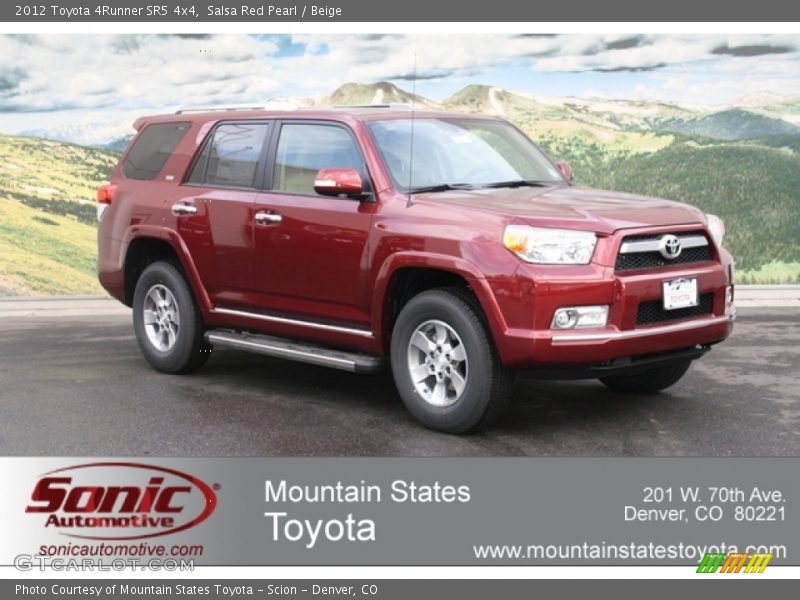Salsa Red Pearl / Beige 2012 Toyota 4Runner SR5 4x4