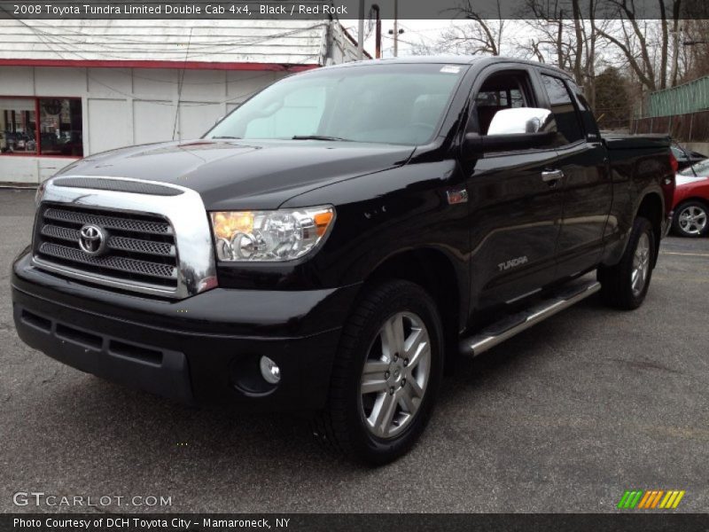 Black / Red Rock 2008 Toyota Tundra Limited Double Cab 4x4