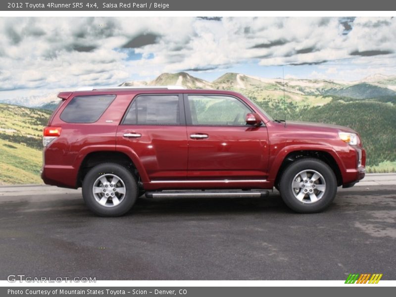 Salsa Red Pearl / Beige 2012 Toyota 4Runner SR5 4x4