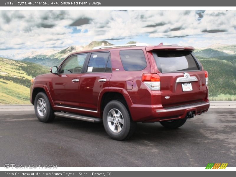 Salsa Red Pearl / Beige 2012 Toyota 4Runner SR5 4x4