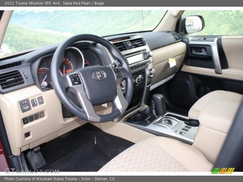 Salsa Red Pearl / Beige 2012 Toyota 4Runner SR5 4x4