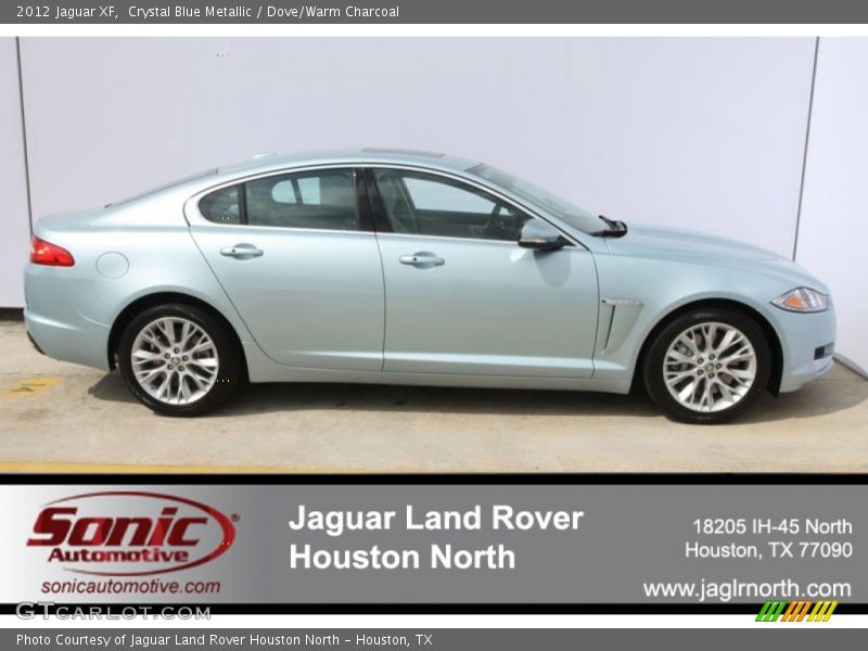 Crystal Blue Metallic / Dove/Warm Charcoal 2012 Jaguar XF