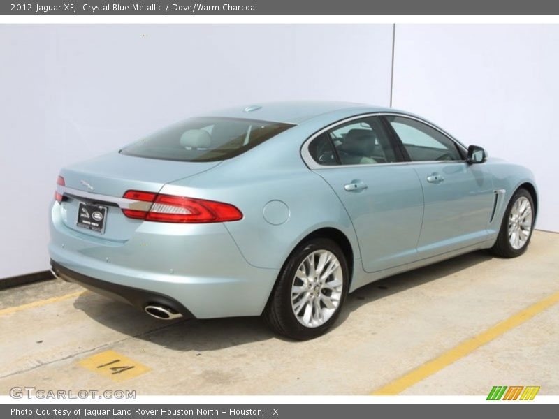 Crystal Blue Metallic / Dove/Warm Charcoal 2012 Jaguar XF