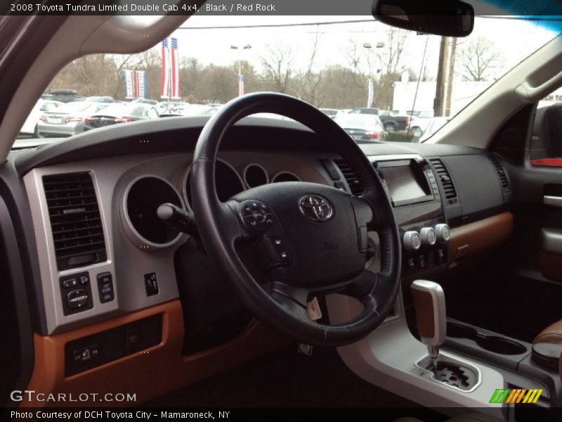 Black / Red Rock 2008 Toyota Tundra Limited Double Cab 4x4
