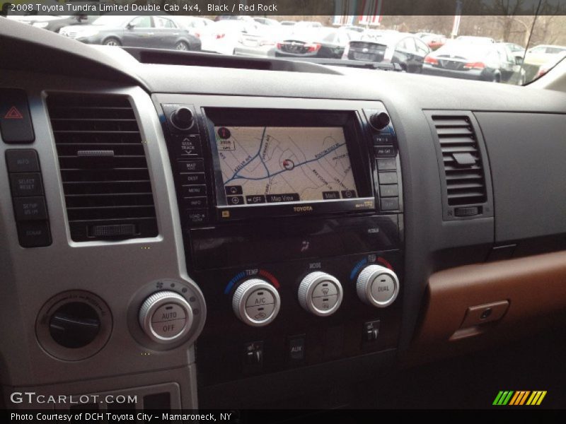 Black / Red Rock 2008 Toyota Tundra Limited Double Cab 4x4