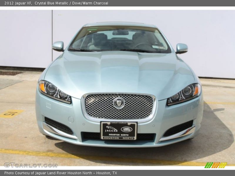 Crystal Blue Metallic / Dove/Warm Charcoal 2012 Jaguar XF