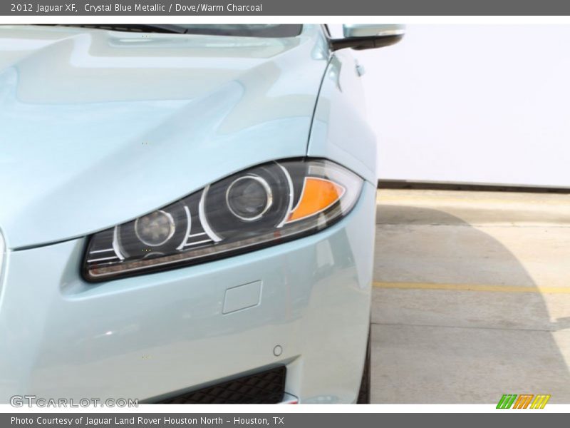 Crystal Blue Metallic / Dove/Warm Charcoal 2012 Jaguar XF
