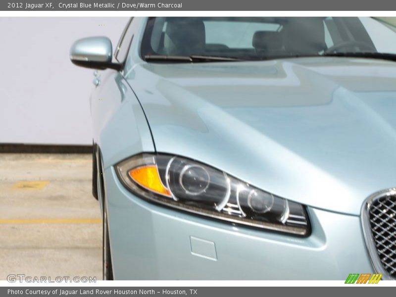 Crystal Blue Metallic / Dove/Warm Charcoal 2012 Jaguar XF