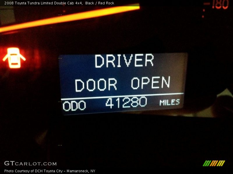 Black / Red Rock 2008 Toyota Tundra Limited Double Cab 4x4