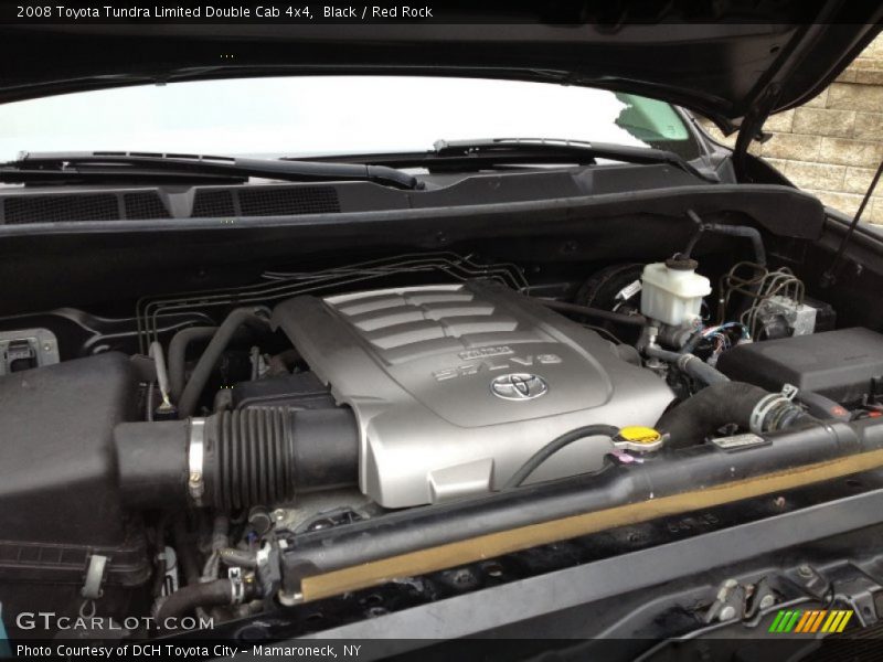 Black / Red Rock 2008 Toyota Tundra Limited Double Cab 4x4