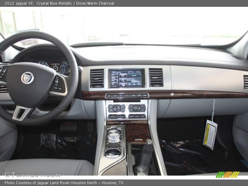 Crystal Blue Metallic / Dove/Warm Charcoal 2012 Jaguar XF
