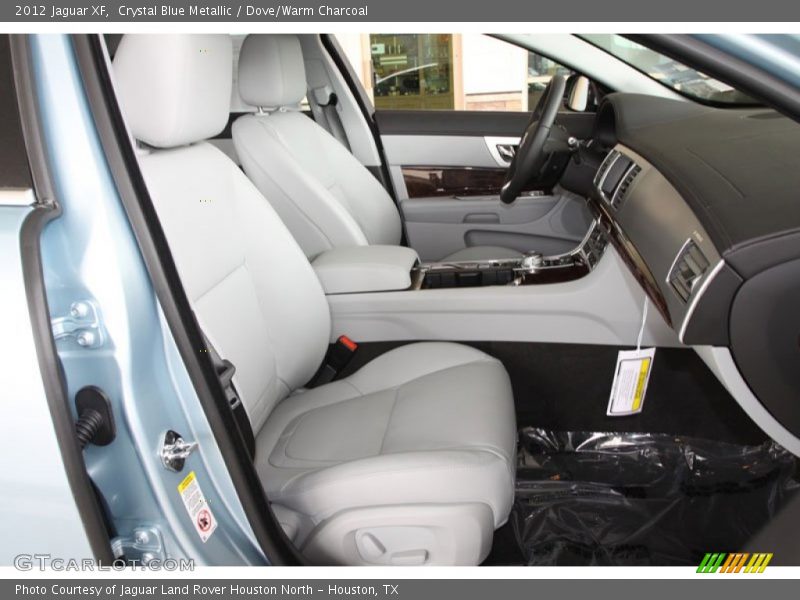 Crystal Blue Metallic / Dove/Warm Charcoal 2012 Jaguar XF