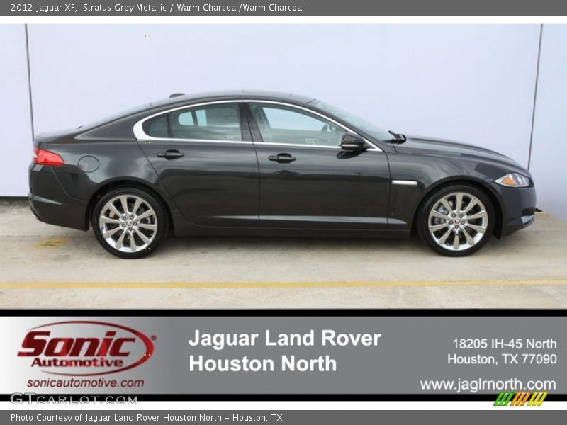 Stratus Grey Metallic / Warm Charcoal/Warm Charcoal 2012 Jaguar XF