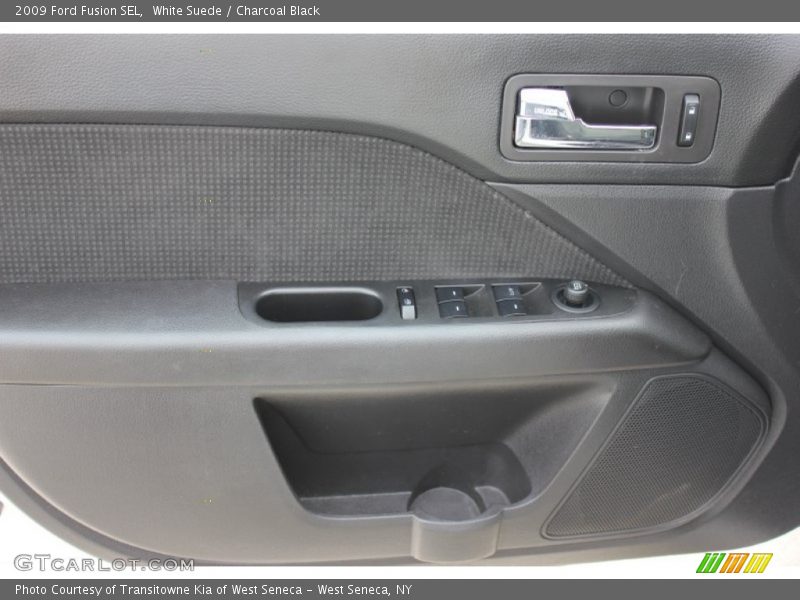 White Suede / Charcoal Black 2009 Ford Fusion SEL