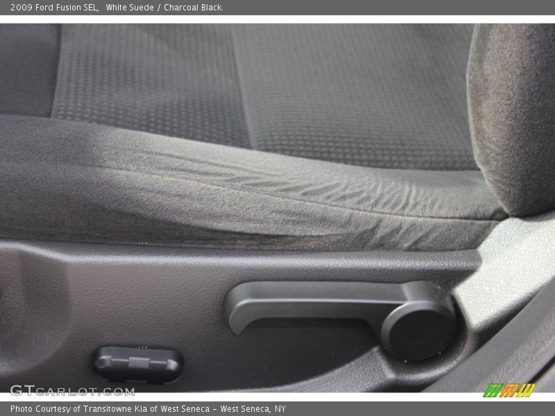 White Suede / Charcoal Black 2009 Ford Fusion SEL