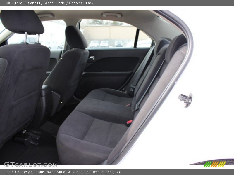 White Suede / Charcoal Black 2009 Ford Fusion SEL