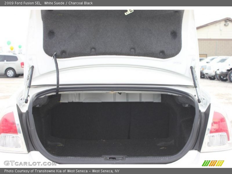White Suede / Charcoal Black 2009 Ford Fusion SEL