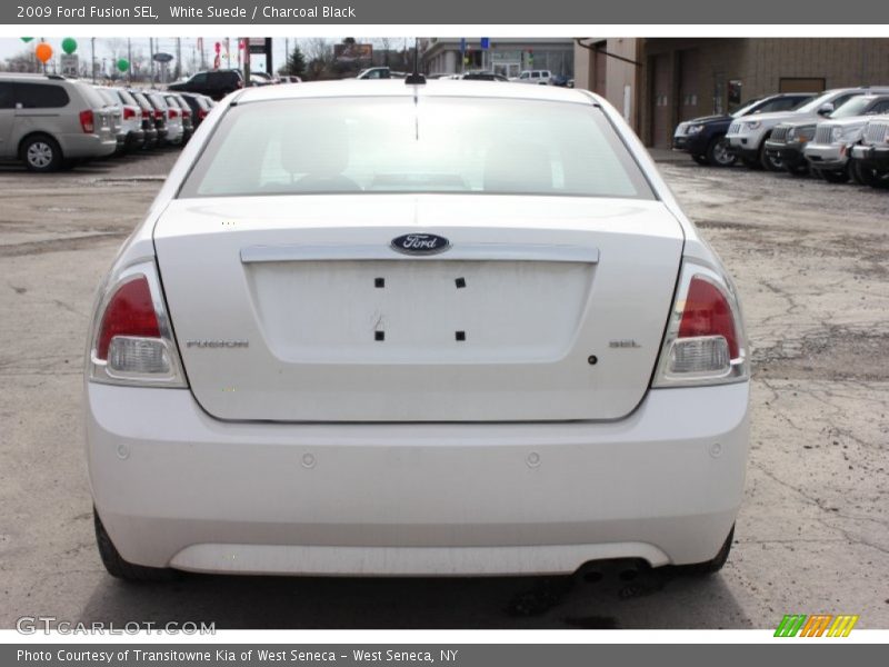 White Suede / Charcoal Black 2009 Ford Fusion SEL