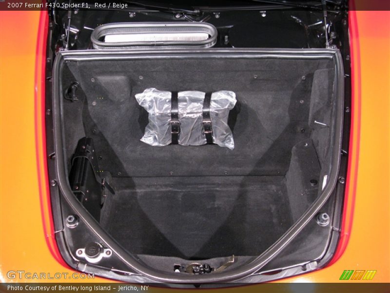  2007 F430 Spider F1 Trunk