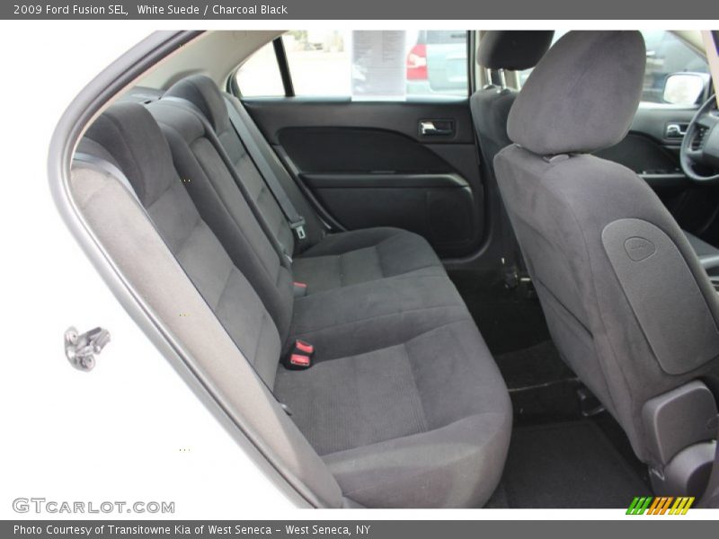 White Suede / Charcoal Black 2009 Ford Fusion SEL