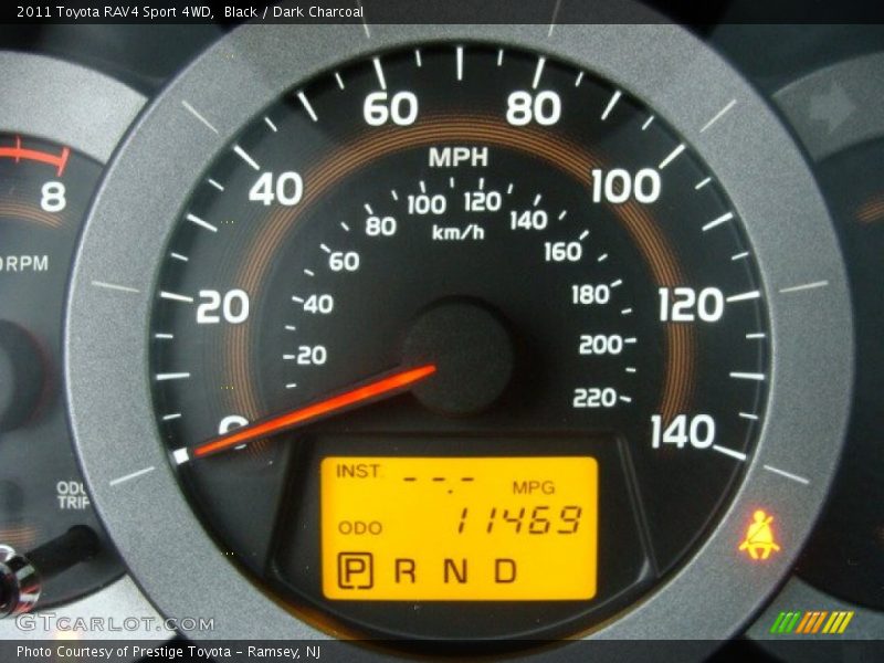 Black / Dark Charcoal 2011 Toyota RAV4 Sport 4WD