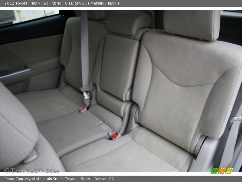 Clear Sky Blue Metallic / Bisque 2012 Toyota Prius v Two Hybrid