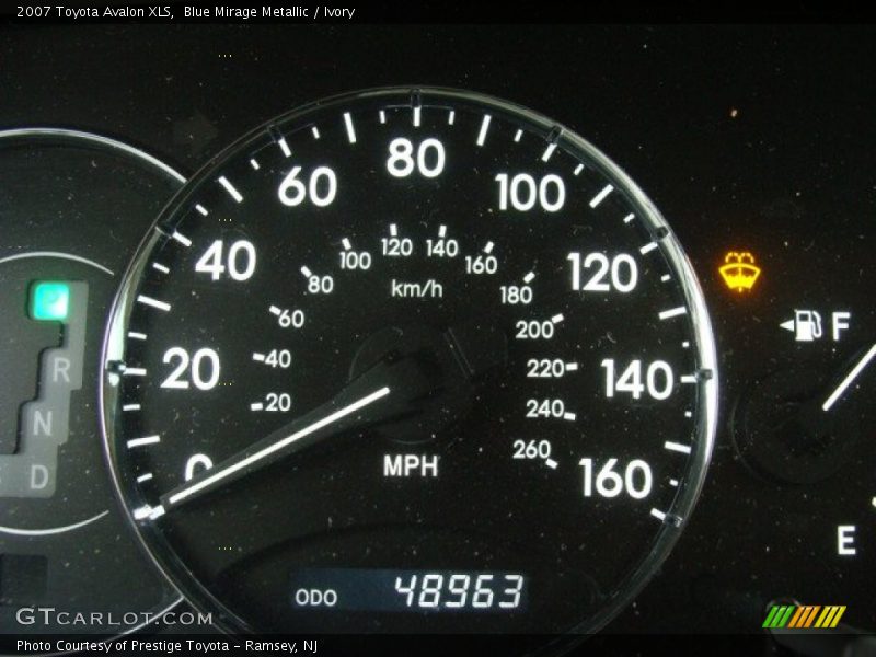 Blue Mirage Metallic / Ivory 2007 Toyota Avalon XLS