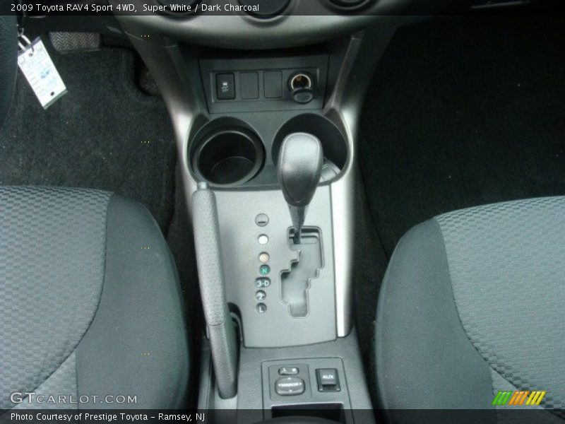 Super White / Dark Charcoal 2009 Toyota RAV4 Sport 4WD