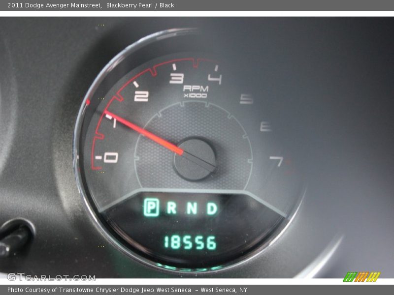 Blackberry Pearl / Black 2011 Dodge Avenger Mainstreet