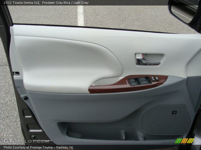 Predawn Gray Mica / Light Gray 2012 Toyota Sienna XLE