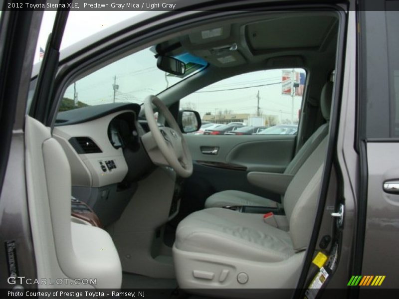 Predawn Gray Mica / Light Gray 2012 Toyota Sienna XLE