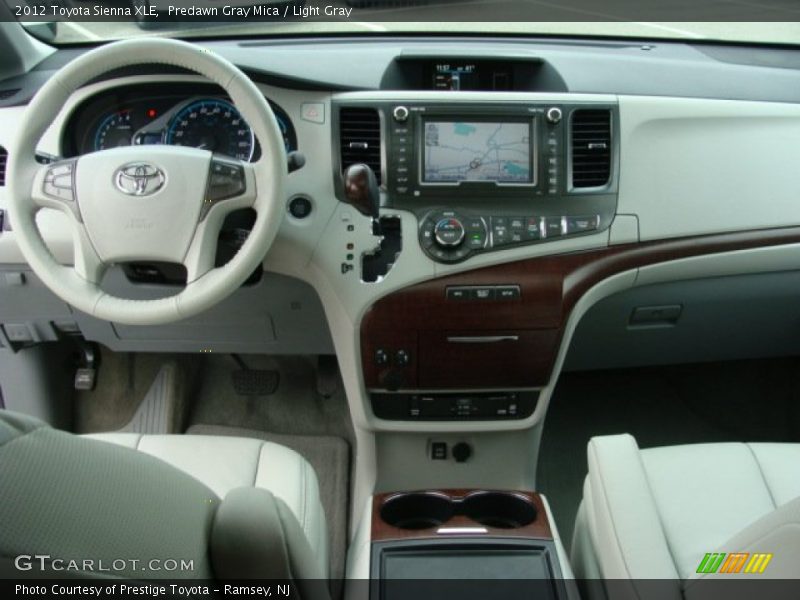 Predawn Gray Mica / Light Gray 2012 Toyota Sienna XLE