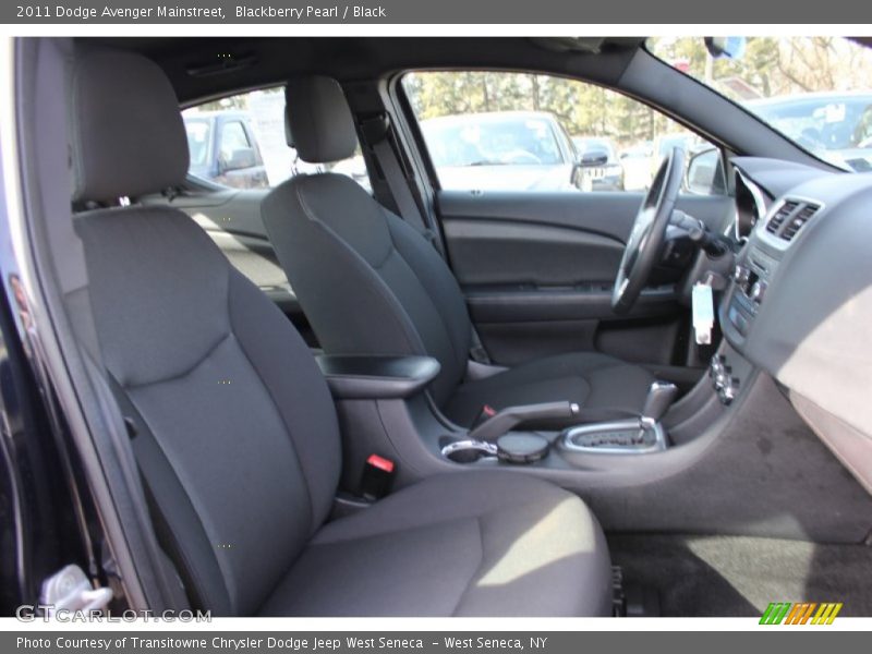 Blackberry Pearl / Black 2011 Dodge Avenger Mainstreet