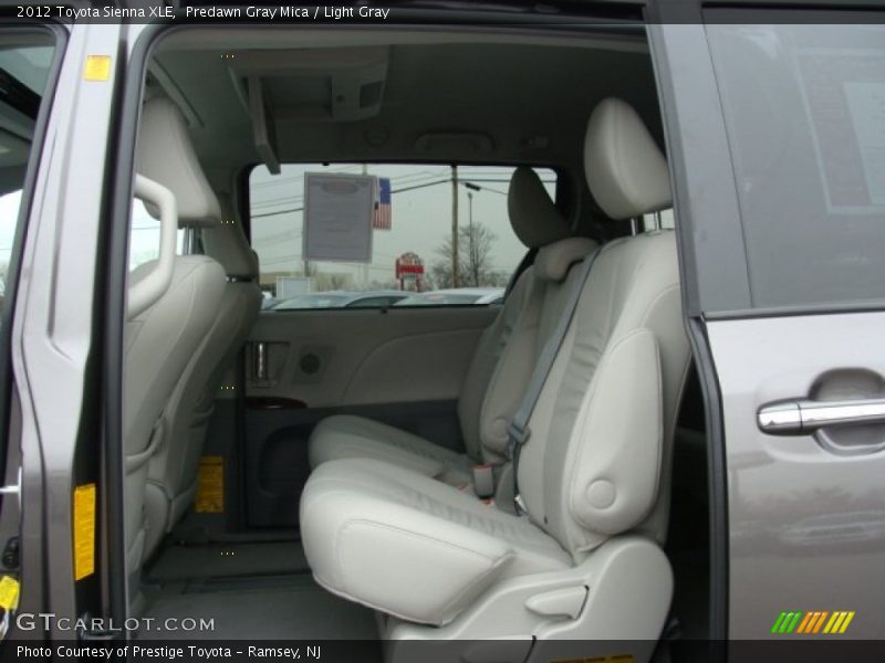 Predawn Gray Mica / Light Gray 2012 Toyota Sienna XLE