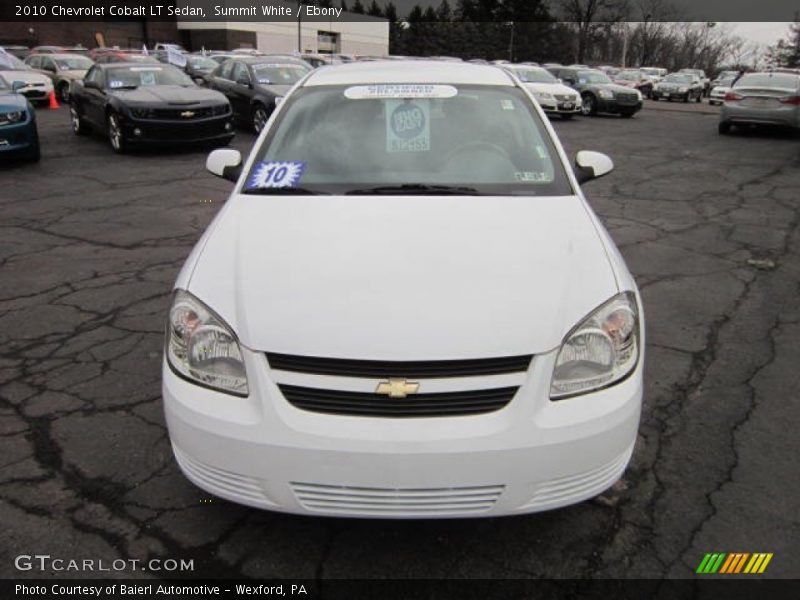 Summit White / Ebony 2010 Chevrolet Cobalt LT Sedan
