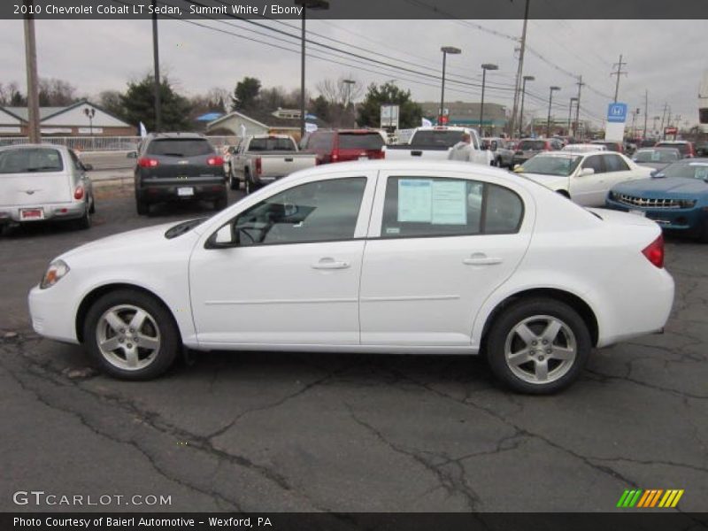 Summit White / Ebony 2010 Chevrolet Cobalt LT Sedan