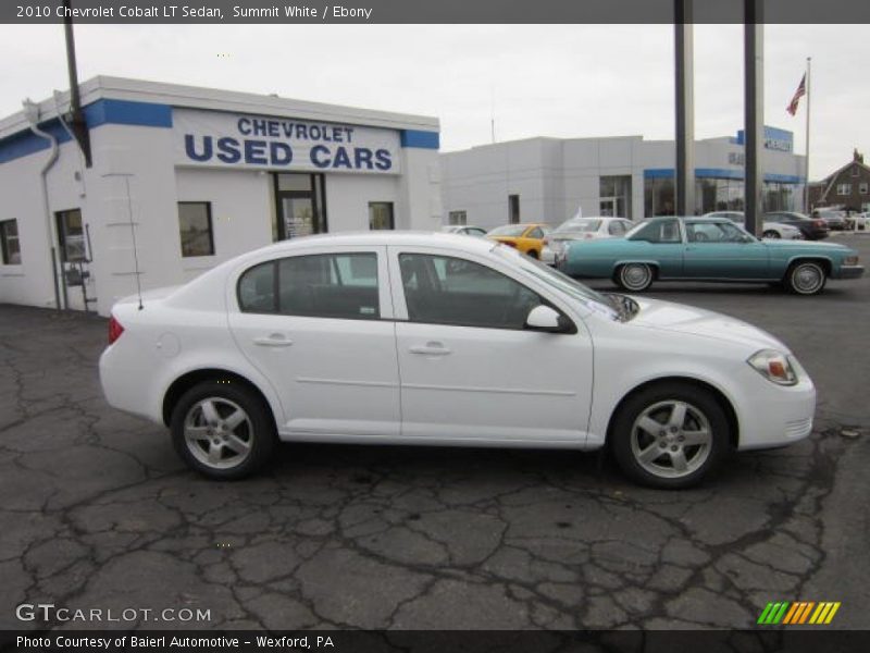 Summit White / Ebony 2010 Chevrolet Cobalt LT Sedan