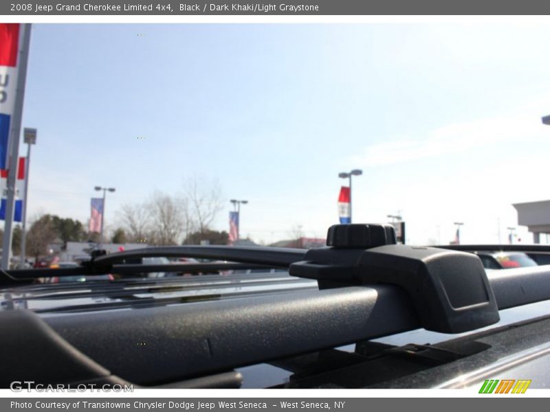 Black / Dark Khaki/Light Graystone 2008 Jeep Grand Cherokee Limited 4x4