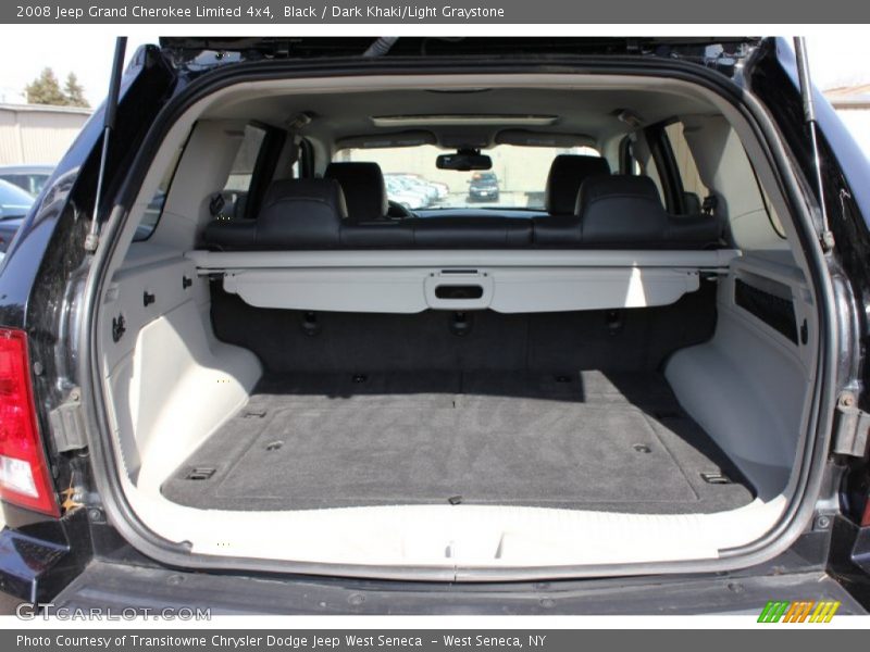 Black / Dark Khaki/Light Graystone 2008 Jeep Grand Cherokee Limited 4x4