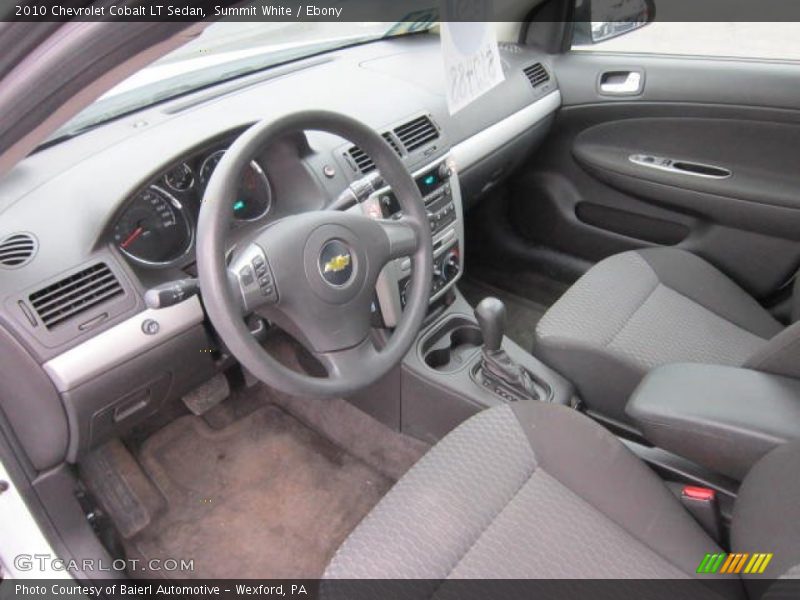 Summit White / Ebony 2010 Chevrolet Cobalt LT Sedan