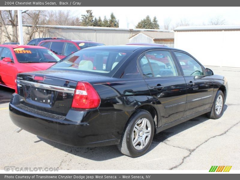 Black / Gray 2004 Chevrolet Malibu Sedan